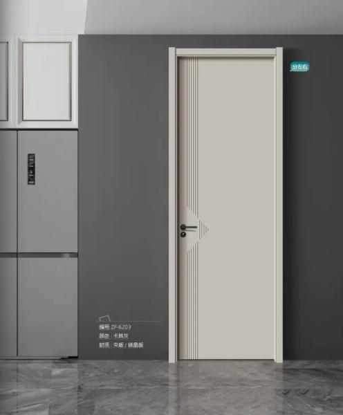 Luxury Interior Modern Solid Wood Door Multicolor Minimalista Porta de Madeira Personalizada