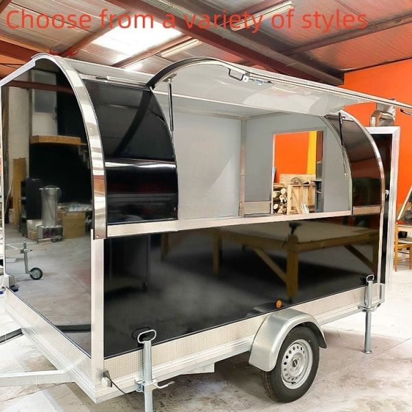 220v Voltage Towable Food Trailer with Integrated Design and Full Kitchen