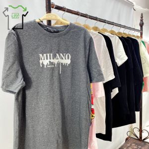 Wholesale Second Hand Women's & Men's T-shirts High Quality Polyester/Cotton