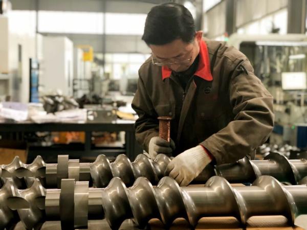 Elementos soprados de grande resistência materiais ANCAS do parafuso da extrusora do alimento