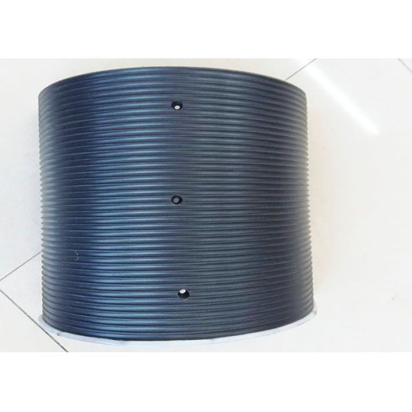 Fully Machined Bolted Connection Wire Rope Sheaves Black Polymer Material