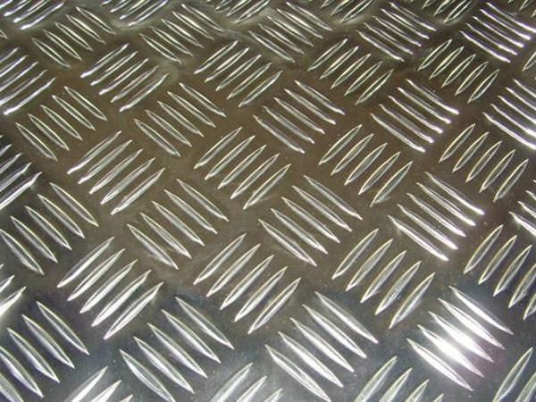 Flat Five Diamond Embossed Aluminium Sheet / Aluminium Tread Plate With ASTM Standard