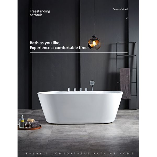 чистая акриловая вилла выдерживая Freestanding ванны 1500x750x580mm