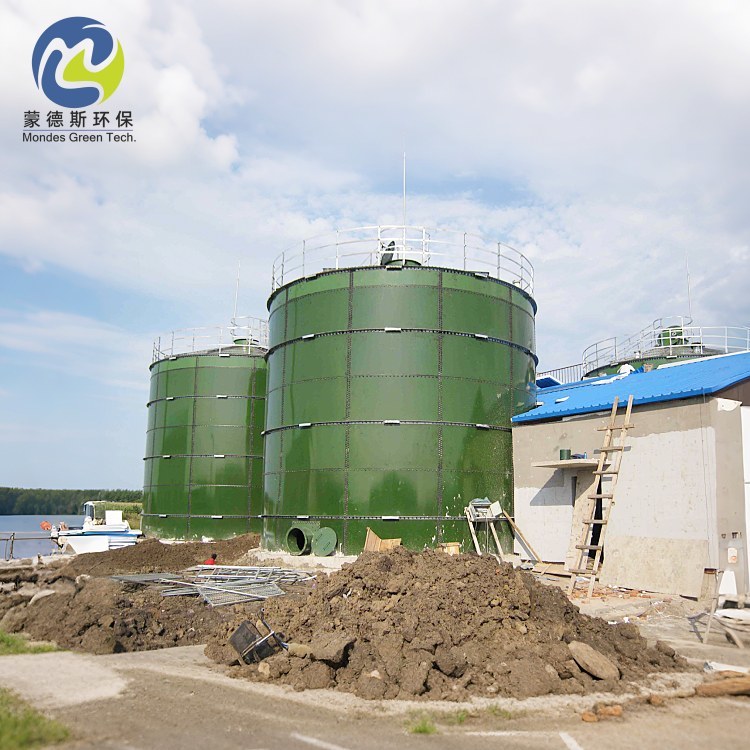 Embeded Foundation GFS Tank  With PP Capped Panel Bolts