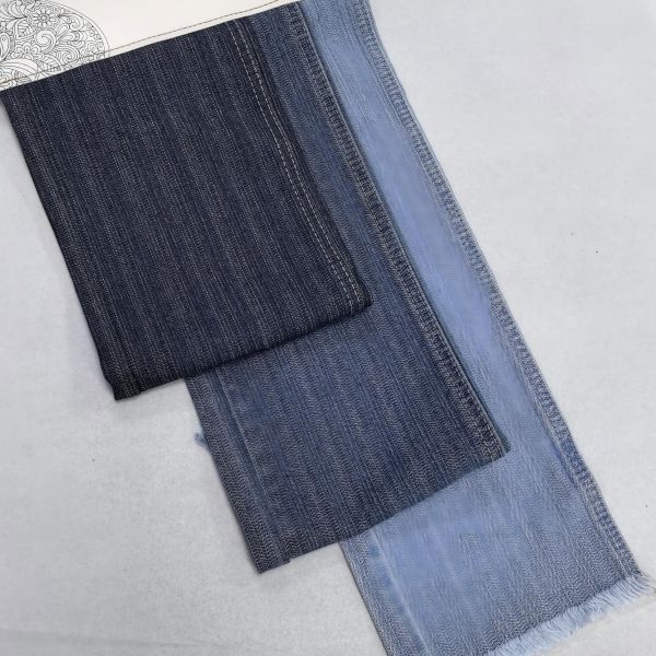 Horizontal Jacquard Denim Fabric Non-stretch 11.6oz Heavy Weight for  Men Jeans or Jacket