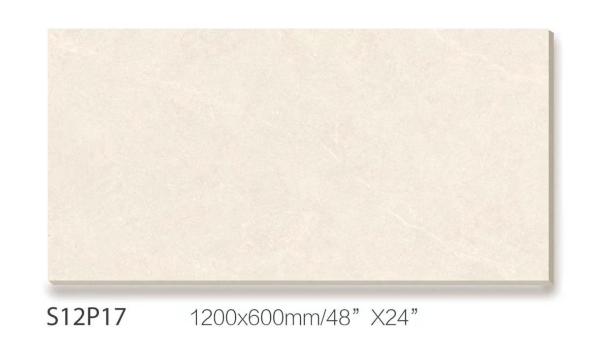 Beige 600x1200mm Soft Glazed Porcelain Wall Tile W.A 0.5%