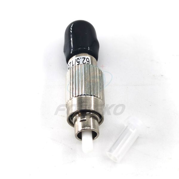 El varón del gris de plata 62.5/125 FC al adaptador femenino de la fibra óptica del ST transforma