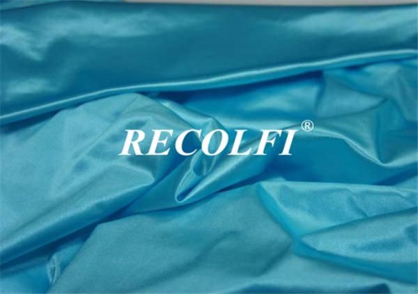 Women's Activewear Polyester Spandex Fabric Anti UV Ocean Blue Protecting