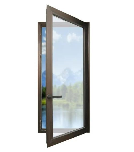 UV Protected 65mm/55mm Casement Aluminum Window With Screw Fixing