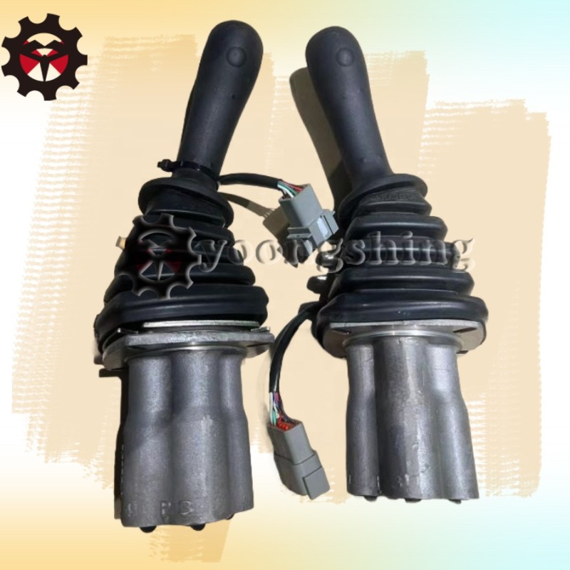 Safety Hydraulic Joystick Controller Smooth Operating Handle Pilot Valve Assy for Excavator