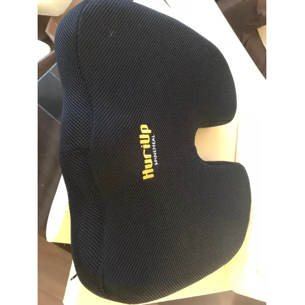 Velvet Fabric Orthopedic Memory Foam Back Seat Cushion for Wheel Chair Car Seat Massage Yoga