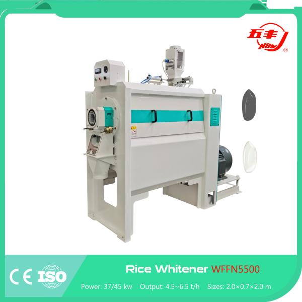 Fully Automatic 3500m³ h 4kw Rice Whitening Machine