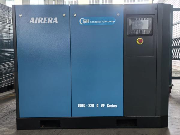 Shanghai Rotorcomp OGFD-22D C VP Oil Free Screw Compressor with Cooling Mode Water-cooled and Direct Drive