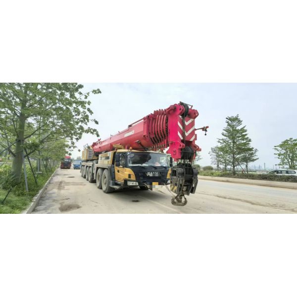 2022 Sany Second-Hand Crane SAC4000C8 93m Main Boom 36m Jib 120T Counterweight 2114h Running Time 19624km Weichai Engine