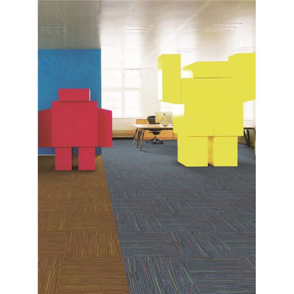 Roman - R61 Commercial Carpet Tiles 50 Cm X 50 Cm Tile Size CE Certified