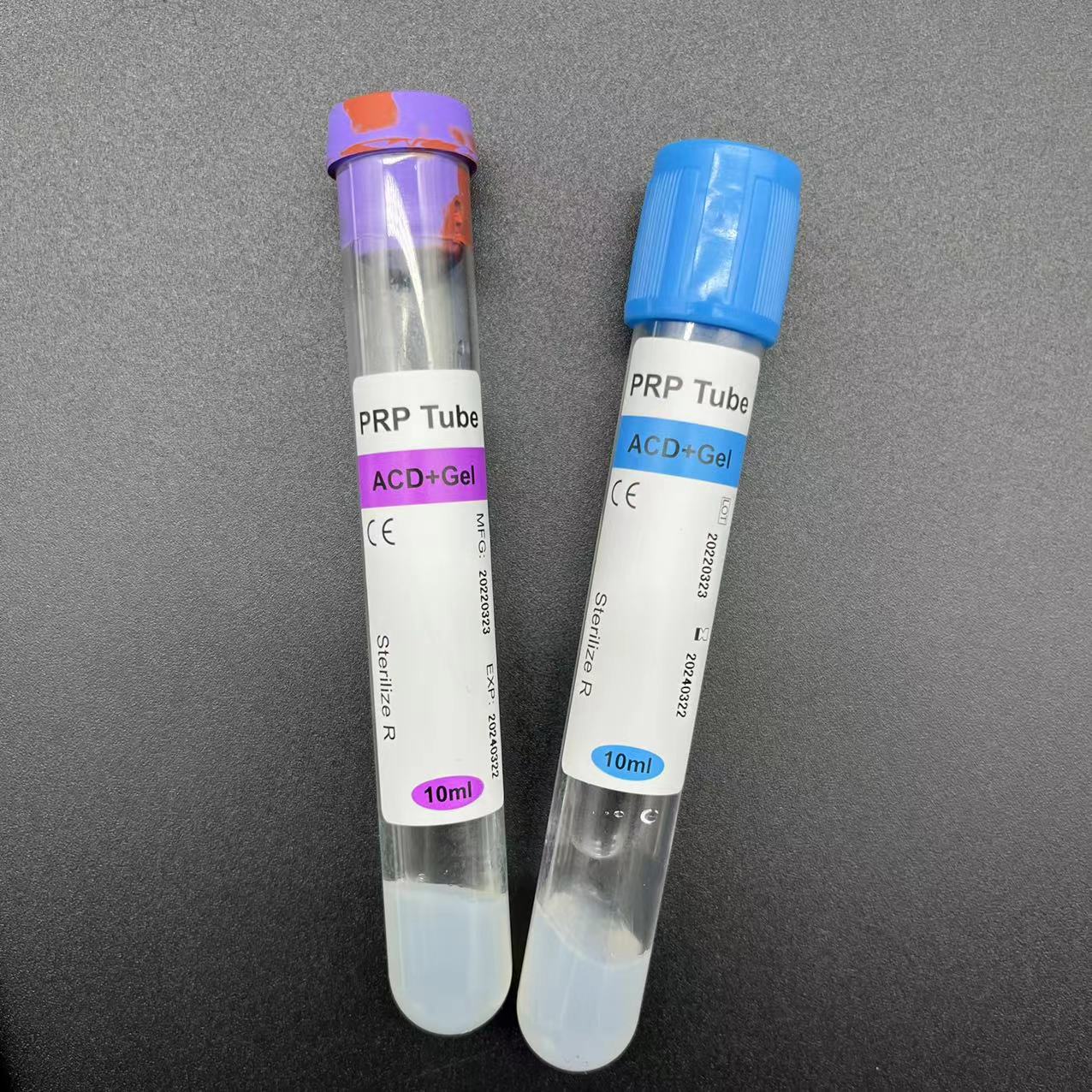Best Price CenLee 10ml GLASS/PET Separation Tubes with ACD Gel & Biotin Multi-Color 50pcs/bag 1 Year Warranty