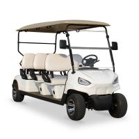 Tire Size 205/50-10 Tire diameter 18.1in 460mm Powerful 4KW AC Motor Electric Golf Cart 2024 6 Seater Transport Passenger