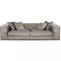 Sofa sectionnel incurvé moderne de velours de tissu italien, divan modulaire contemporain de 1.8m