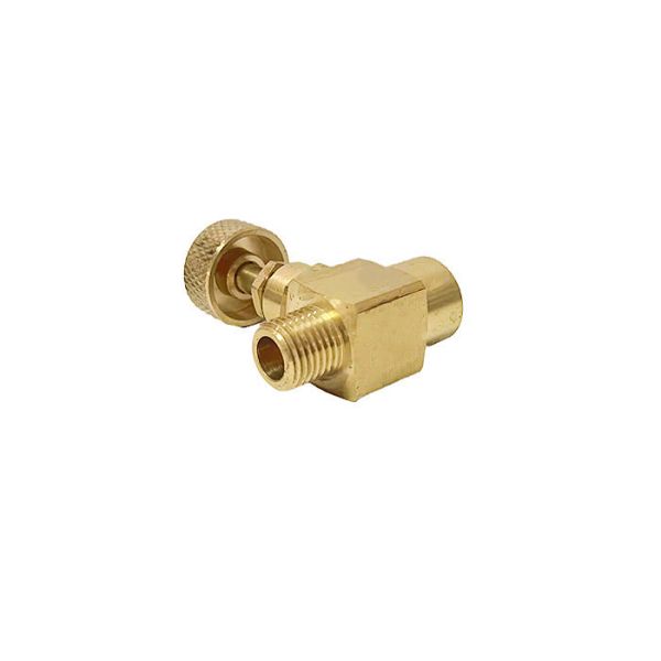 High Pressure Brass Needle Valve 1/2 NPT Male X 1/2 NPT Female