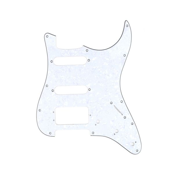 SSH 3Ply 11Hole Electric Guitar Pickguard Scratch Plate Для FD ST Электрические гитары Пикгарды для гитарных аксессуаров Части