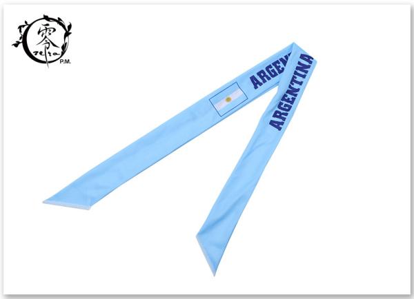 Unisex World Cup Argentina Flag Logo Headband Wrist Band Hair Band with Custom Logo