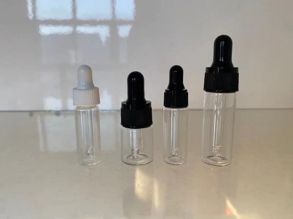 Glass Dropper 10ml Essential Oil Bottle For Cosmetic Clear Leak Proof