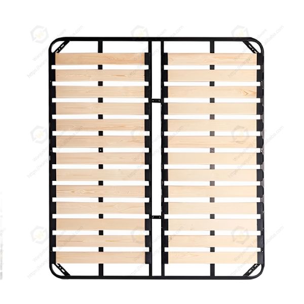 Modern Style Easy to Assemble Wholesale Sale Load Bearing Bed Metal Accessories Bed Frame for Apartment Dormitory