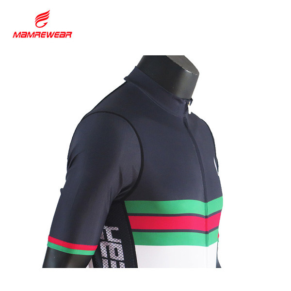 Soft Feel  Race Cut Cycling Jersey , Youth Cycling Jersey Good Elasticity