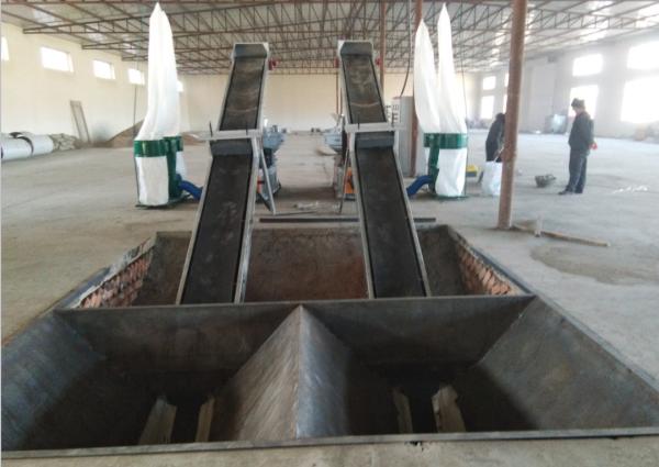 PSJ Wood Sawdust Belt Conveyor Machine 0.7m/s Conveying Equipment
