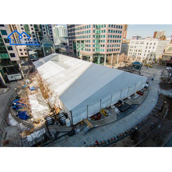 8x12m Waterproof PVC Roof Heavy Duty Marquee Tent Heavy Duty Aluminum Quick Assembly for Outdoor Venues