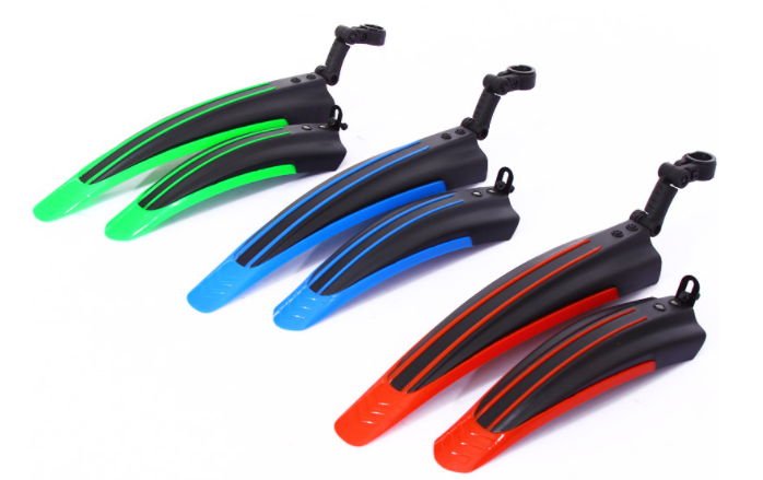 53.2 cm Blue Mountain Bike Mudguards Quick Release Front and Rear Bicycle Mudguards
