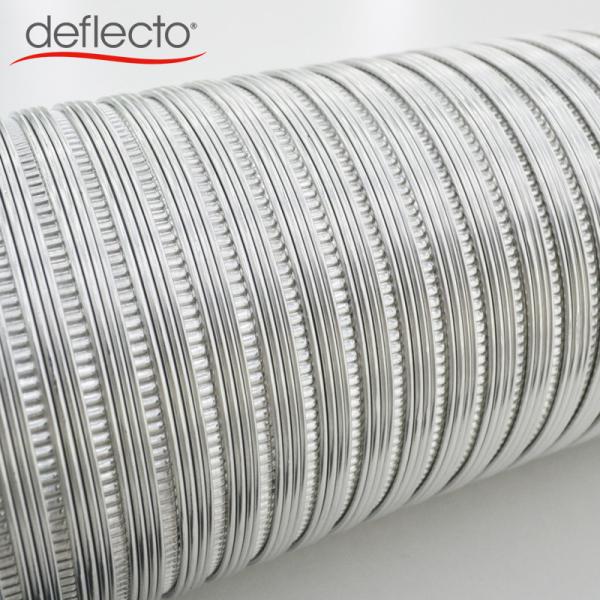 Semi Rigid Flexible Aluminum Duct / Aluminum AC Duct With Galvanized Steel Collar