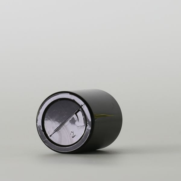 la loción plástica 30ml embotella el color del negro del tapón de tuerca de Petg para el aceite esencial