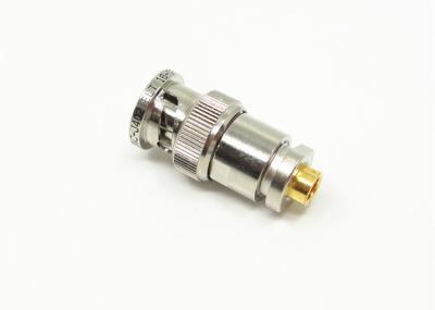 Durabilidade folheado a níquel dos ciclos dos conectores 500 do co-axial da tomada masculina de BNC