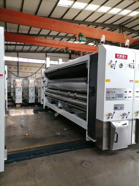 Flexo Printer Slot Diecut Cardboard Box Making Machine For Corrugated Carton