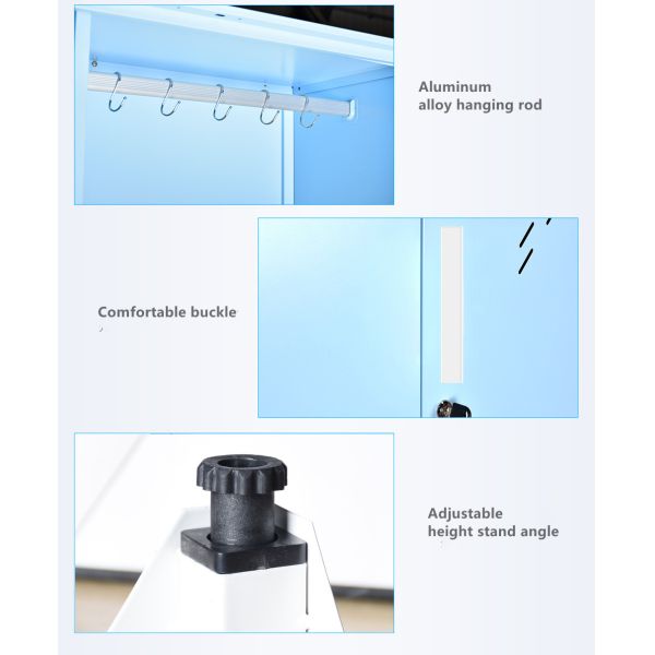 Medicine Display Hospital Storage Cabinets Rust Proof For Office
