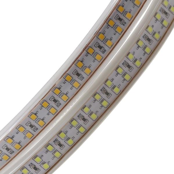 CE RoHS Magnetic Rainproof two row chips 2835 outdoor led strip lights for decoration