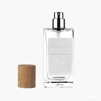 bouteille carrée française en verre de jet de bouche de parfum de la bouteille 1oz de parfum de fantaisie de 30ml 50ml