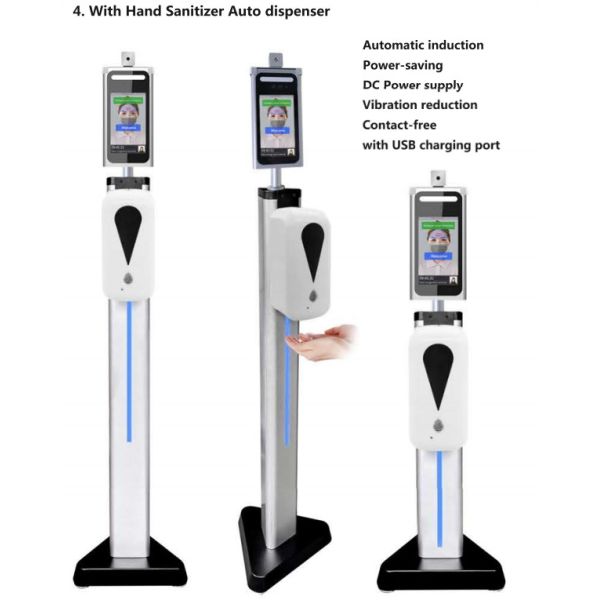 0,2 Temp термометра распознавания лиц секунд ворот барьера щитка быстрых термальных измеряя