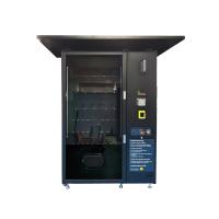 Área exterior Máquina de venda automática com abrigo contra chuva Máquina de venda automática de lanches e bebidas