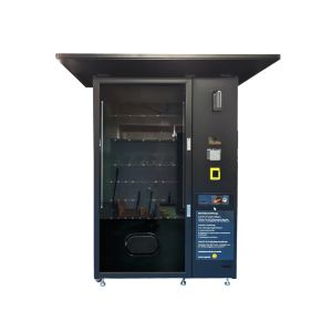 High Security Outdoor Shelter Vending Machine With Keyboard For Food Cooling