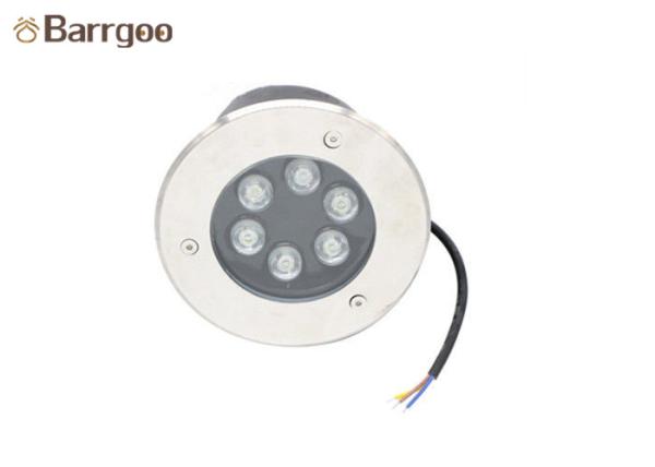 Garden Path Underground Led Spotlight , Stainless Steel 6w Led Ground Lights
