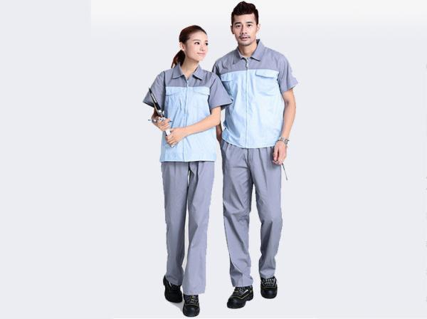 Lapel Adults Industrial Workwear No Wrinkling With Good Wash Fastness