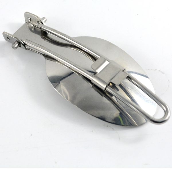 Stainless Steel Camping Dinnerware Set with Silver Cutlery Fork and Spoon Included