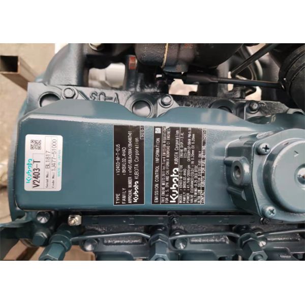 motor diesel de 41.7kw Kubota, motor de la refrigeración por agua V2403T Kubota para el excavador PC56-7