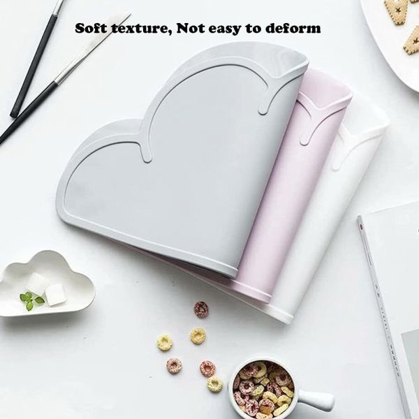 Силиконовый коврик для кормления домашних животных Коврик для кошек для собак с поднятым краем Противоскользящий водонепроницаемый коврик для домашних животных Коврик для кормления домашних животных