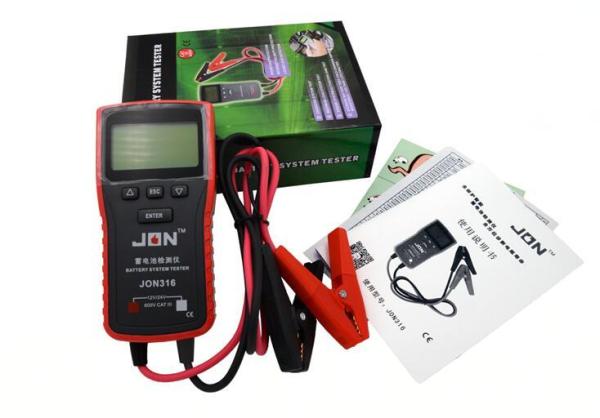 Probador de baterías automotrices con protección completa