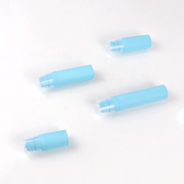 Сыворотки стороны бутылки 3oz насоса лосьона косметик OEM бутылка голубой безвоздушной голубая
