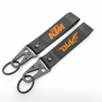 Les cordons de clé tissés sur mesure de KTM Duke - Marque audacieuse de moto + sangles texturées antidérapantes + pinces de qualité professionnelle