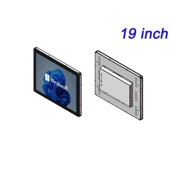19 inch Embedded Industrial Control Touch Panel Manufacturer for Self-Service Inquiry LCD Vending Machine Display
